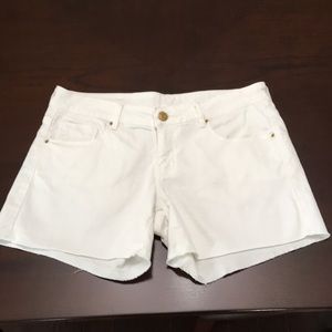 MNG Jeans white denim shorts